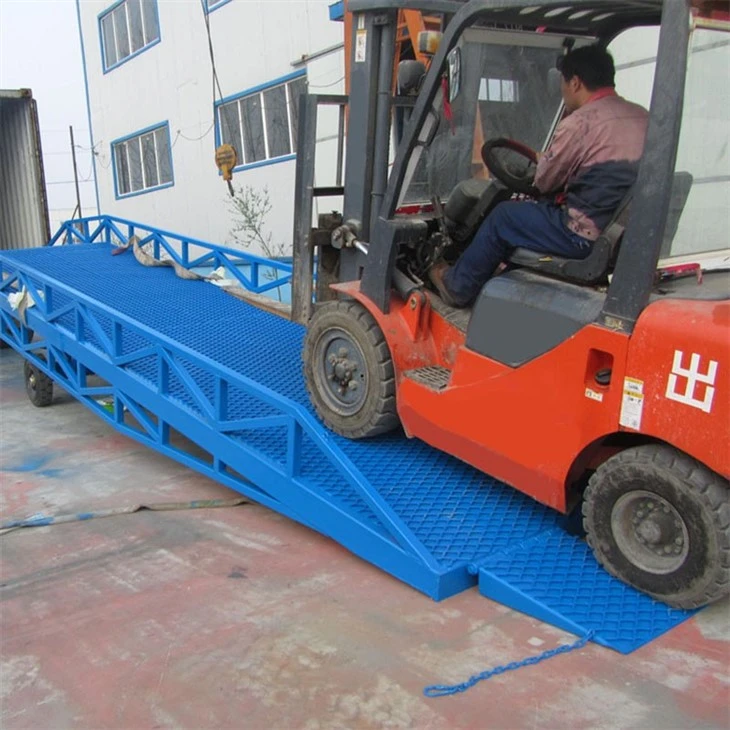 Mobile Dock Leveler For Container Cargo Handling