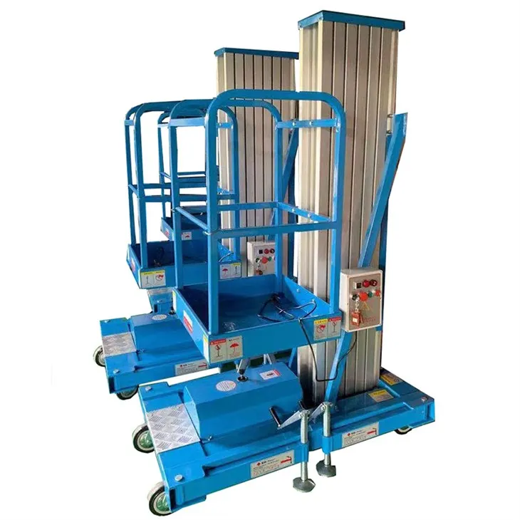 Aliminyòm Vètyèl Mast Lift