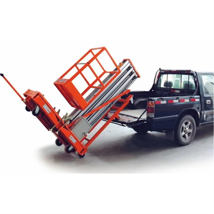 Customized vètikal Single Mast Lift