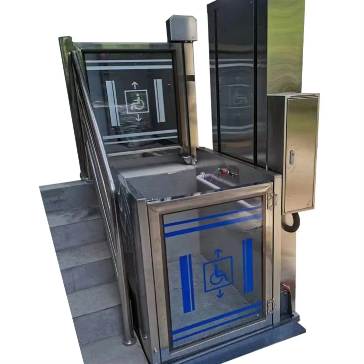 Asansè platfòm Lift chèz woulant